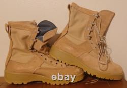 Mens 10.5 R Belleville 790v Gore Tex Waterproof Flight Combat Boots Desert Tan