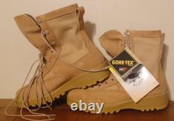 Mens 10.5 R Belleville 790v Gore Tex Waterproof Flight Combat Boots Desert Tan