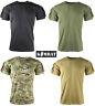 Mens Army Combat Military Tactical Airsoft T-shirt Short Green Black Camo New