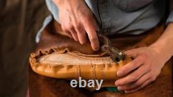 Mens Brown Military Boots Handmade Leather Combat Tactical Lace Up Boots New