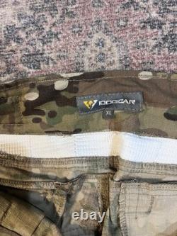 Mens IdoGear Large shirt and XL tactical pants Military Camo Combat Uniform NWOT