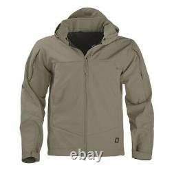 Mens Military Tactical Windproof Army Combat Jackets Camo Hiking Hooded Coats