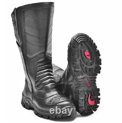 Mens Tactical Army Combat Military Boots Black Leathe Security Work Motorcycle