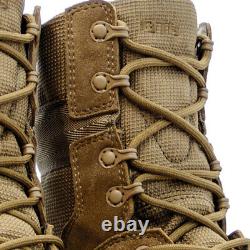 Mens Tactical Army Combat Patrol Cadet Military Police Security Ankle Work Boots