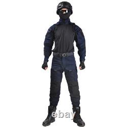 Mens Tactical Suit Army Military Combat Uniform Hood Outdoor Work Airsoft Suit