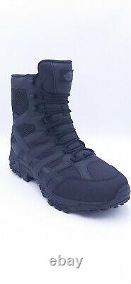 Merrell Men's Moab 2 Tactical 8 Side Zip Waterproof Boots Size12 Black J15845