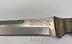 Meyerco CQB1 Combat/ Tactical Fixed Blade Knife with Sheath By Bob Terzuola USA