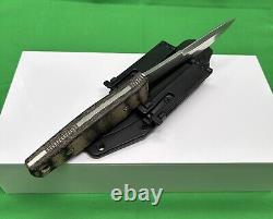 Meyerco CQB1 Combat/ Tactical Fixed Blade Knife with Sheath By Bob Terzuola USA