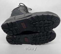 Mil-Force Men's Black Tactical Boot Thinsulate Oil Resistant Steel Toes Size 11