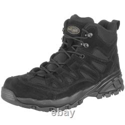 Mil-Tec Tactical Mens Military Squad Boots Police Security Patrol Footwear Black