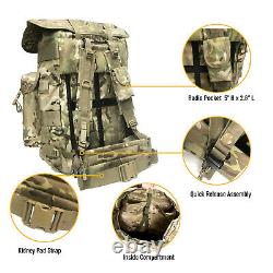 Military ALICE Pack Combat Tactical Army Backpack withFrame Multicam