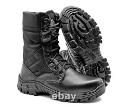 Military Boots Tactical Black Boots Motorcycle Riding Combat Canvas Boots