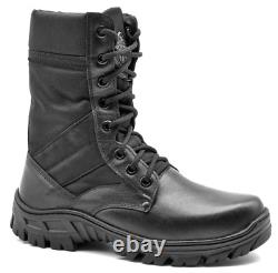 Military Boots Tactical Black Boots Motorcycle Riding Combat Canvas Boots