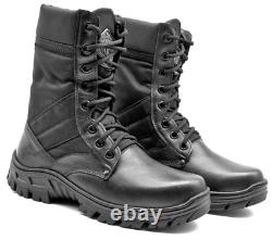 Military Boots Tactical Black Boots Motorcycle Riding Combat Canvas Boots