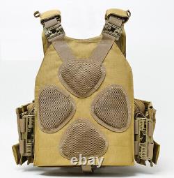 Military Holder Plate Airsoft Combat Tactical Molle Vest Mag Assault Gear Sets