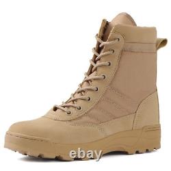 Military Leather Combat Boots Men Combat Infantry Tactical Boots Army Bots Shoes