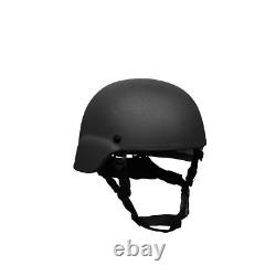 Military Level 3A NIJ IIIA Ballistic Combat Black Tactical Riot Helmet SIZE XL