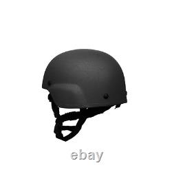 Military Level 3A NIJ IIIA Ballistic Combat Black Tactical Riot Helmet SIZE XL