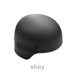 Military Level 3A NIJ IIIA Ballistic Combat Black Tactical Riot Helmet SIZE XL
