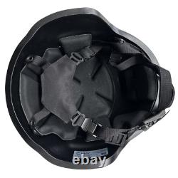 Military Level 3A NIJ IIIA Ballistic Combat Black Tactical Riot Helmet SIZE XL
