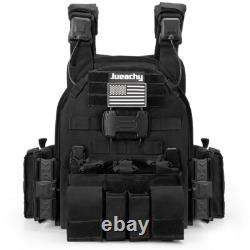 Military Magnetic Tactical Vest Molle Adjustable Army Assault Combat Carrier