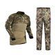 Military Mens Camouflage Tactical Suits Long Sleeve Combat Training Clothing