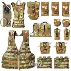 Military Molle II Tactical Rucksack Assault Pack FLC Combat Vest