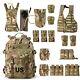 Military Molle Ii Tactical Rucksack Assault Pack Flc Combat Vest Multicam