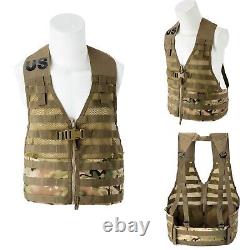 Military Molle II Tactical Rucksack Assault Pack FLC Combat Vest Multicam