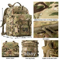 Military Molle II Tactical Rucksack Assault Pack FLC Combat Vest Multicam