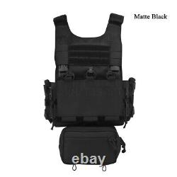 Military Plate Carrier Tactical Vest Quick Release OTB LV119 Combat Vest withPouch