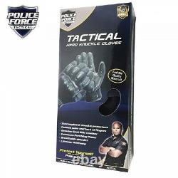 Military Police Swat Tactical Leather Combat Assault Hard Knuckle Shooting Glove