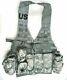 Military Tactical Acu Camo Molle Ii Fighting Load Carrier Vest 9 Pouches