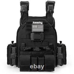 Military Tactical Molle Vest Army Assault Combat Plate Carrier Magnetic