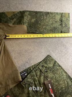 Military Tactical Uniform Combat Suit XL Long Sleeve & 42 Cargo Pants Ru Camo