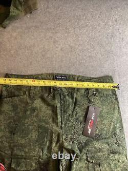 Military Tactical Uniform Combat Suit XL Long Sleeve & 42 Cargo Pants Ru Camo