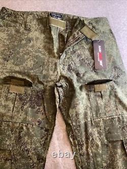 Military Tactical Uniform Combat Suit XL Long Sleeve & 42 Cargo Pants Ru Camo