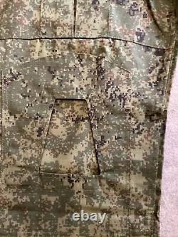 Military Tactical Uniform Combat Suit XL Long Sleeve & 42 Cargo Pants Ru Camo
