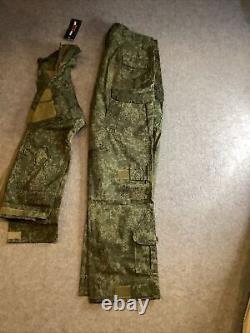 Military Tactical Uniform Combat Suit XL Long Sleeve & 42 Cargo Pants Ru Camo
