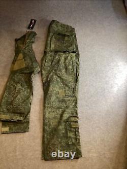 Military Tactical Uniform Combat Suit XL Long Sleeve & 42 Cargo Pants Ru Camo