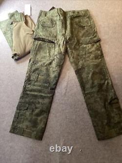 Military Tactical Uniform Combat Suit XL Long Sleeve & 42 Cargo Pants Ru Camo