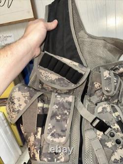 Military Tactical Vest Gear SWAT Airsoft Molle Combat Assault Plate Carrier Camo