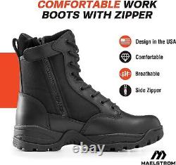 Military Tactical Work Boots for Hiking Motorcycling EMS EMT Combat Outdoors