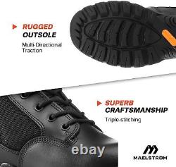 Military Tactical Work Boots for Hiking Motorcycling EMS EMT Combat Outdoors