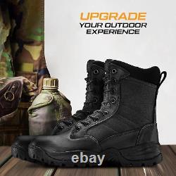 Military Tactical Work Boots for Hiking Motorcycling EMS EMT Combat Outdoors