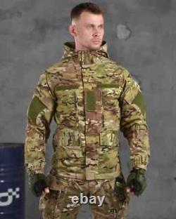 Military jacket multicam ripstop, tactical assault jacket zsu, army combat j