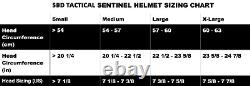 Milticam NIJ lIIA FAST Tactical Military Combat Ballistic Helmet Size S/M/L/XL