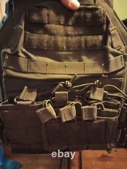 Molle Combat Assault Plate Carrier Camo Hunting Army Vest Military Tactical Vest