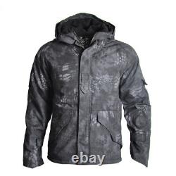 Multi Pocket Military Jacket Hunting Clothes Warm Hoody Fleece Windbreaker Coats