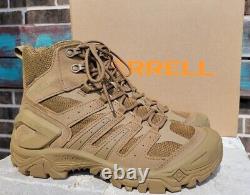 NEW Merrell Strongfield Tactical 6 Waterproof Tactical Boots Coyote Tan J099303